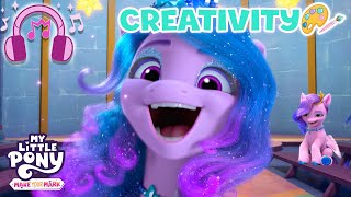 🎵 My Little Pony Make Your Mark  With A Little Creativity Official Lyric Video Music MLP Song [upl. by Adnarram]