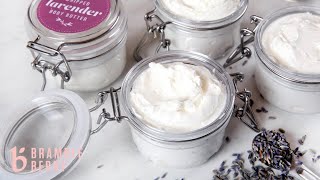 How to Make Whipped Lavender Body Butter  Bramble Berry [upl. by Arvid]