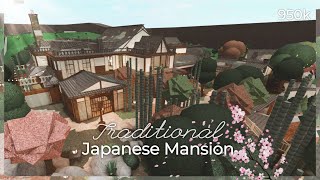 Traditional Japanese Mansion 950k  Bloxburg [upl. by Natala]