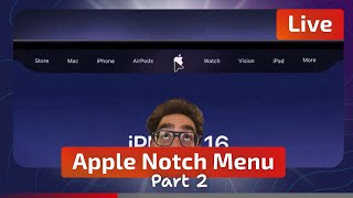 Creating Apple Notch Menu Part 2 — Struggling with the structure [upl. by Dayir]