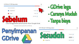 MEMBUAT KAPASITAS GOOGE DRIVE MENJADI LONGGAR Makes Googe Drive Capacity Loose [upl. by Navonoj]