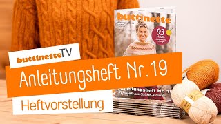 Heftvorstellung quotbuttinette Anleitungsheft Nr 19quot  buttinette TV DIY [upl. by Melburn]