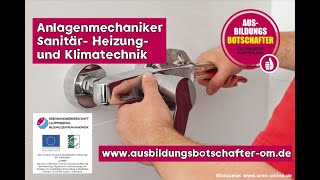 Ausbildung im Sanitär Heizung und KlimatechnikerHandwerk [upl. by Enattirb]