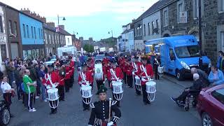 Lisburn Young Defenders FB  Kilcluney Volunteers Parade 162018 [upl. by Ynnav4]