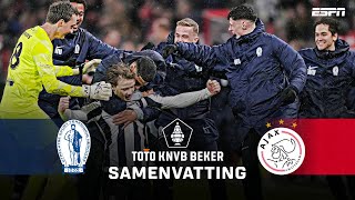 MEGASTUNT 🤯 Amateurs HERCULES knikkeren AJAX uit de beker  Samenvatting USV Hercules  Ajax [upl. by Yekram]