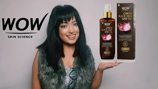 Wow Onion Black Seed Hair Oil Review  RUTUMA [upl. by Sulihpoeht544]