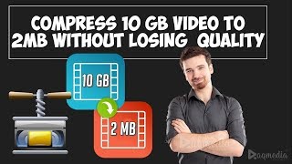 Compress 10gb Video to 2mb Without Losing Quality [upl. by Aihsemot]