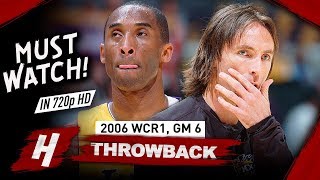 Steve Nash vs Kobe Bryant EPIC Game 6 Duel Highlights 2006 NBA Playoffs  Kobe 50 Pts CLUTCH Nash [upl. by Iralav]