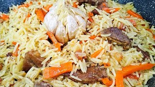 🥩🍚🌿Плов с говядиной из длинного риса басмати💯Рассыпчатый ароматный🌿 [upl. by Janene598]