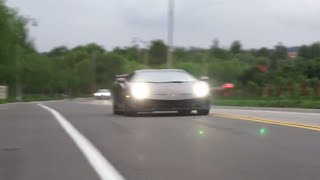 Lamborghini Aventador SVJ with Gintani Exhaust best sounding V12 [upl. by Rentschler]