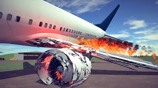 Emergency Landings 46 How survivable are they Besiege [upl. by Boeschen]