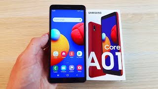 SAMSUNG GALAXY A01 CORE  СМАРТФОН НА МИНИМАЛКАХ [upl. by Eidas]