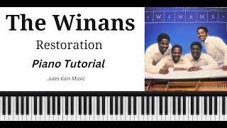 The Winans  Restoration  Piano Tutorial [upl. by Ailelc]