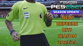 PES 2021 Refeere kits V11 Season 2324 Smoke Patch 2145  Teguh Tanker [upl. by Airel996]