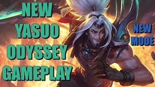 LOL  ODYSSEY YASUO SKIN GAMEPLAY  NEW LEAGUE OF LEGENDS ODYSSEY MODE [upl. by Monique762]