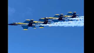 THE BLUE ANGELS EN SAN FRANCISCO CALIFORNIA [upl. by Cohe]