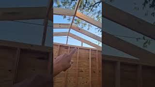 Building a shed roof [upl. by Elayne]