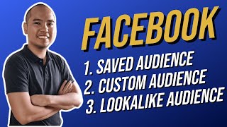 All Facebook Ad Audiences Type Explained  Tagalog [upl. by Bennie]