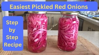 How to make Pickled Red Onions [upl. by Amoritta]