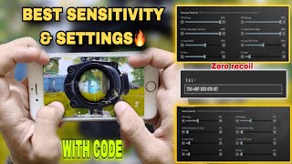 Best zero recoil sensitivity iPhone 6s pubg Test 2023 Handcam Gameplay🔥 [upl. by Nnylyahs]