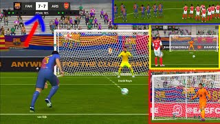 My Team vs Arsenal Quarter Final Match Penalty Shootout Match🔥 Fc Barcelona vs Arsenal Mahin55 [upl. by Grosvenor]