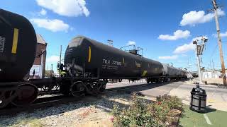 LOCKLAND OHIO TRAIN NS MOVING TOWARDS GUEST STREET YARD CINCINNATI OHIO RAILROAD WEST MIXED MANIF [upl. by Terle]