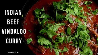 Vindaloo beef curryIndian beef curry [upl. by Oicnecserc]