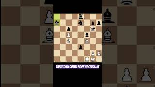 Insane queen sacrifice and the powerful bishops chess chesstactics chessgame [upl. by Anohr]