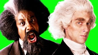 Frederick Douglass vs Thomas Jefferson ERB Behind the Scenes [upl. by Kristo]