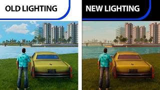 GTA The Trilogy  Old Lighting VS New Lighting  Patch Graphics Comparison [upl. by Carmencita692]