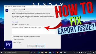 How To Fix Adobe Premiere Pro Not Exporting Shutdown Automatically [upl. by Staford]