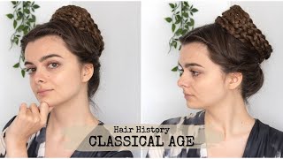 The Hairstyles Of Ancient Greece amp Rome 🏛 Hair History 1 The Classical Age [upl. by Novled]