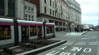 Midland metro  Bull st opening The first Day of service [upl. by Ained]