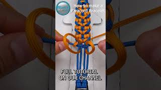 How to Make an Amazing Paracord Bracelet Knot Tutorial DIY [upl. by Gothurd]