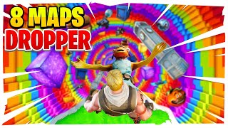 👀 best 8 DROPPER maps in Fortnite 2024  DROPPER Fortnite Code 👾 [upl. by Jerol]