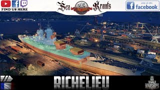 Richelieu  Im Trockendock  Schiffsvorstellung  deutsch  World of Warships [upl. by Bellamy503]