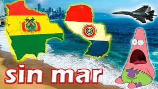 10 Países Sin Mar y 10 Los Casi Aislados y el Mar Presencial Mar de Bolivia ¿y Paraguay [upl. by Ralph]