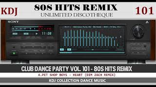 80s HITS REMIX Club Dance Party 101  KDJ 2023 [upl. by Atnuahs]