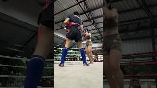 I love Muay ThaiSatian Muay Thai gymcounting my age from my kicks lol [upl. by Omiseno]