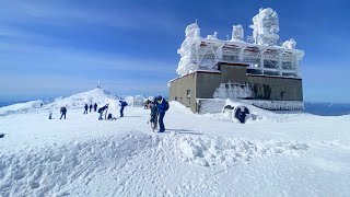 Jasna Chopok  Ski 1514 The longest run 55 Km 1060 m descent Smooth Gimbal 4K sunny weather [upl. by Dilly615]