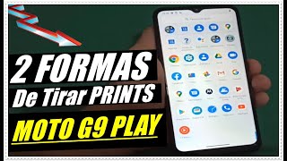 2 FORMAS PARA TIRAR UM PRINT DA TELA DO CELULAR MOTOROLA MOTO G9 PLAY [upl. by Crofton]