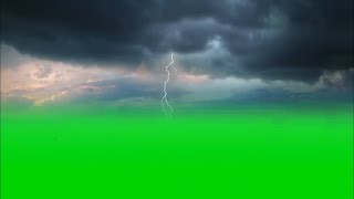 Green Screen Thunderstorm Effects Video [upl. by Malynda]