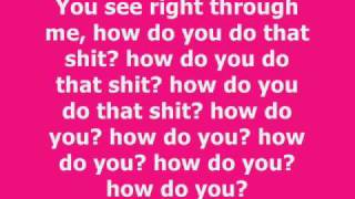 Nicki Minaj  Right Thru Me W Lyrics On Screen [upl. by Ecinom]