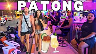 🥂 Patong Nightlife  Famous Beach Road and Bar Street in Phuket [upl. by Astraea970]