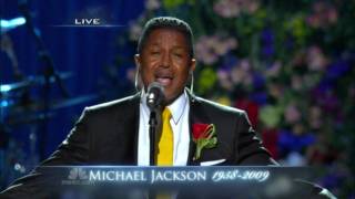 Jermaine Jackson  Smile Live Performance at Michael Jackson Memorial [upl. by Harehs]