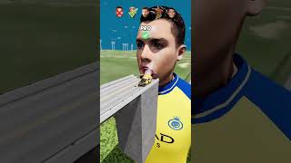 Noob vs Pro vs Hacker vs CR7🚘⚽ BeamngDrive shorts [upl. by Valenba]