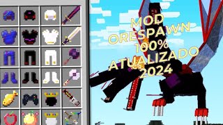 Como baixar Mod Orespawn 100 atualizado 2024 [upl. by Eisoj]