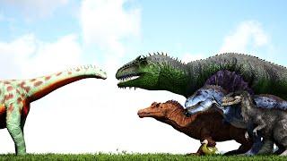 Camarasaurus vs ARK Dinosaurs [upl. by Assyl132]