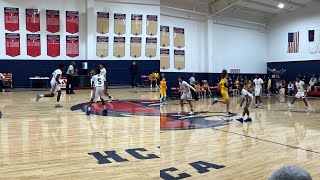 Harvester Christian academy vs holy ground baptist Ms baskettball [upl. by Leibarg]