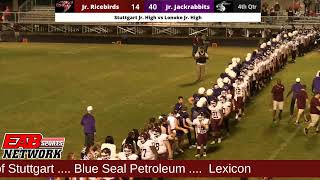 EAB Sports Network Ricebirds vs Jackrabbits  Lonoke [upl. by Goeselt]